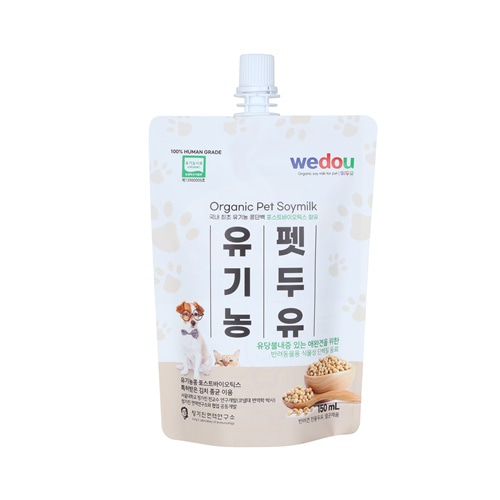 이노푸드코리아 위두유 유기농 펫 소이밀크 150ml 펫두유 맛보기 1봉