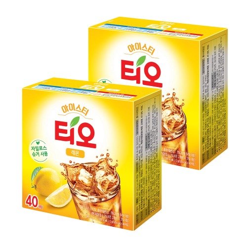 동서 아이스티 티오 레몬맛 40T 2개