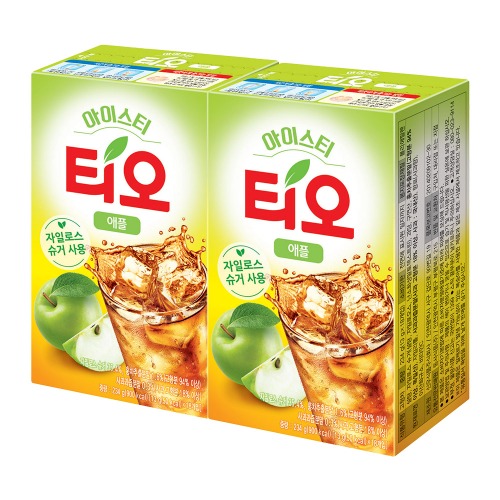 동서 아이스티 티오 사과맛 18T 2개
