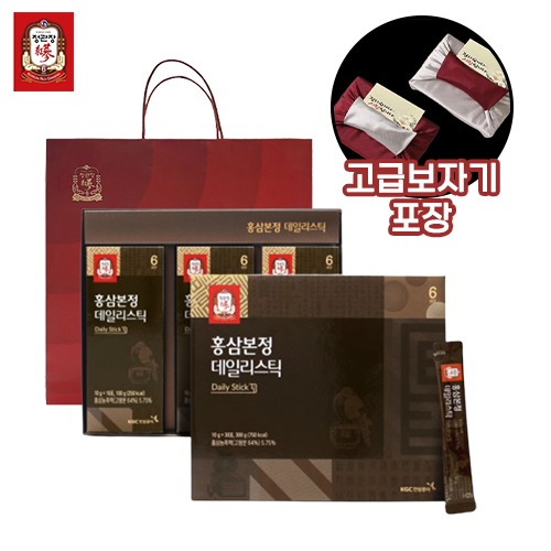 (정관장) 홍삼본정 데일리스틱 10g x 30포 고급 보자기포장