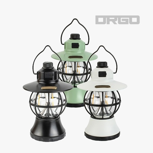 [번개딜] 디알고 레트로 감성 충전식 LED 캠핑랜턴 RCL01